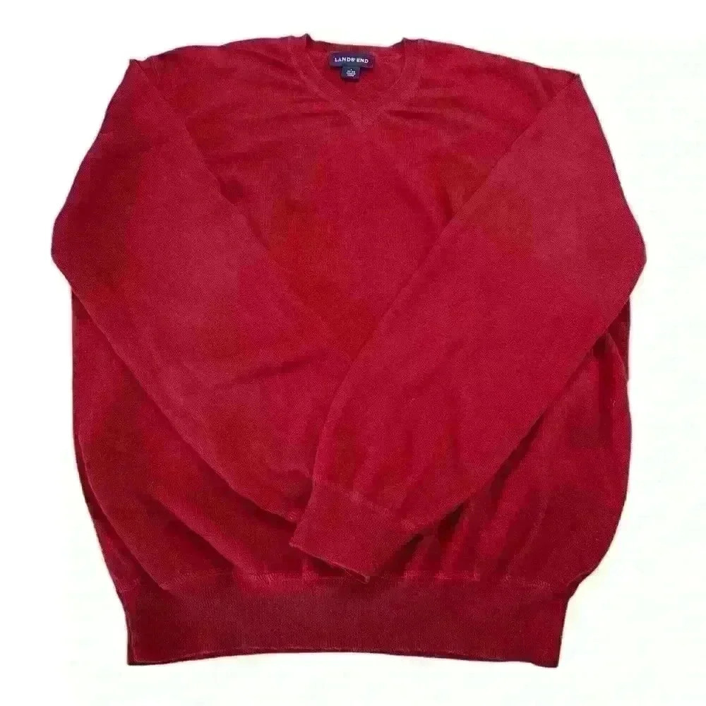 Lands End Cashmere Blend Sweater Size L